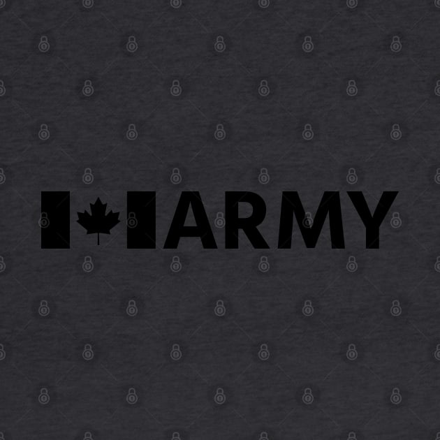 Canadian ARMY - PT - Black by Raw10